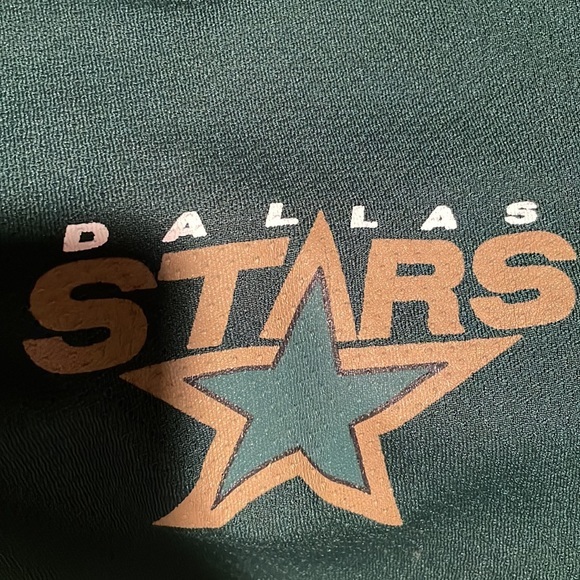 Vintage Dallas Stars Green Jersey size XL(18) - Picture 5 of 10
